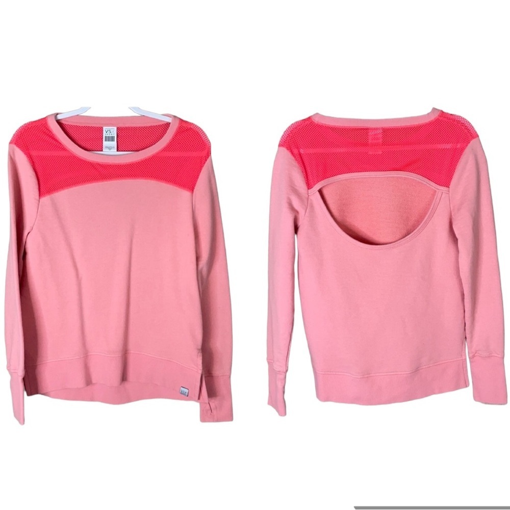 Victoria's Secret VSX Sport neon pink open back top Size Medium